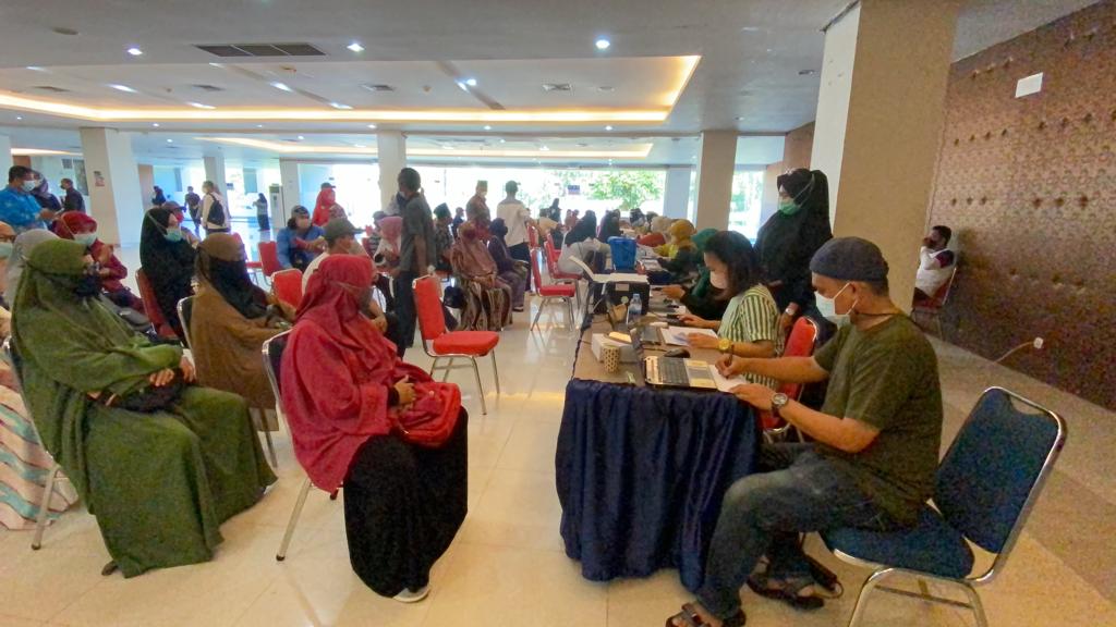 Calon Jamaah Haji Kota Balikpapan ikuti vaksinasi booster, Jumat (4/3/2022)