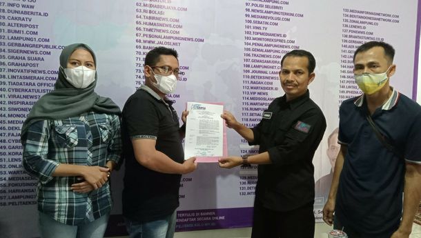 Terima SK, SMSI Kota Bandar Lampung Siap Jalankan Amanah Organisasi