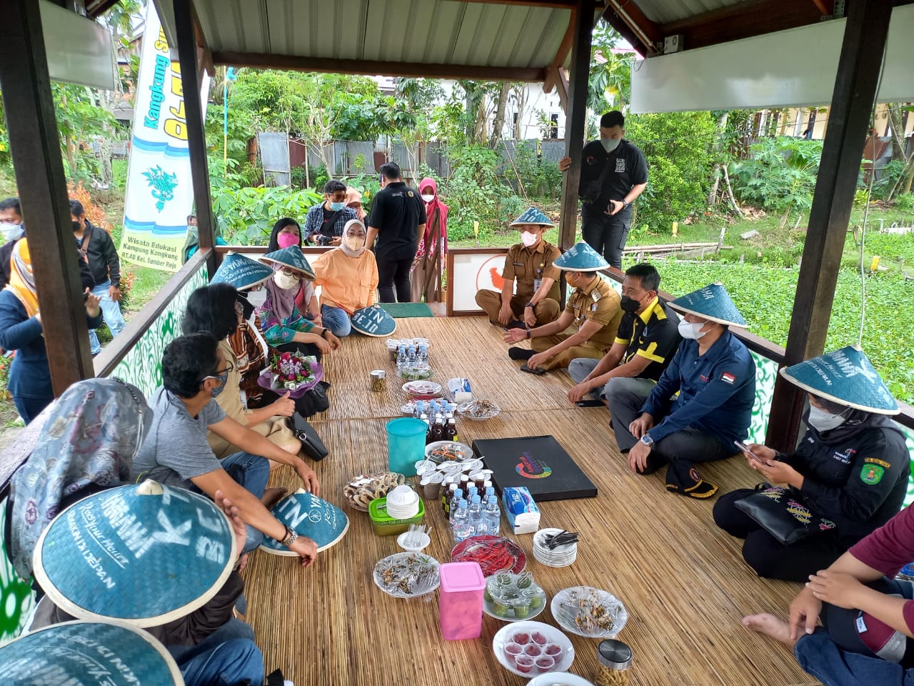 Wali Kota Balikpapan Rahmad Mas'ud menerima kunjungan kerja Dinas Pariwisata Kabupaten Kota dan Provinsi Kaltim, Senin sore (7/3/2022)