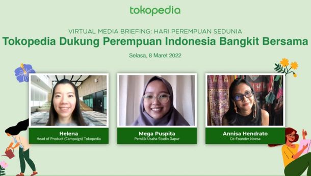 Perempuan Pelaku UMKM di Tokopedia Naik 2,5 Kali Lipat