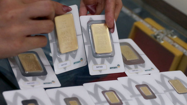Harga Emas Antam di Pegadaian Naik Rp19.000 Kamis, 10 Maret 2022