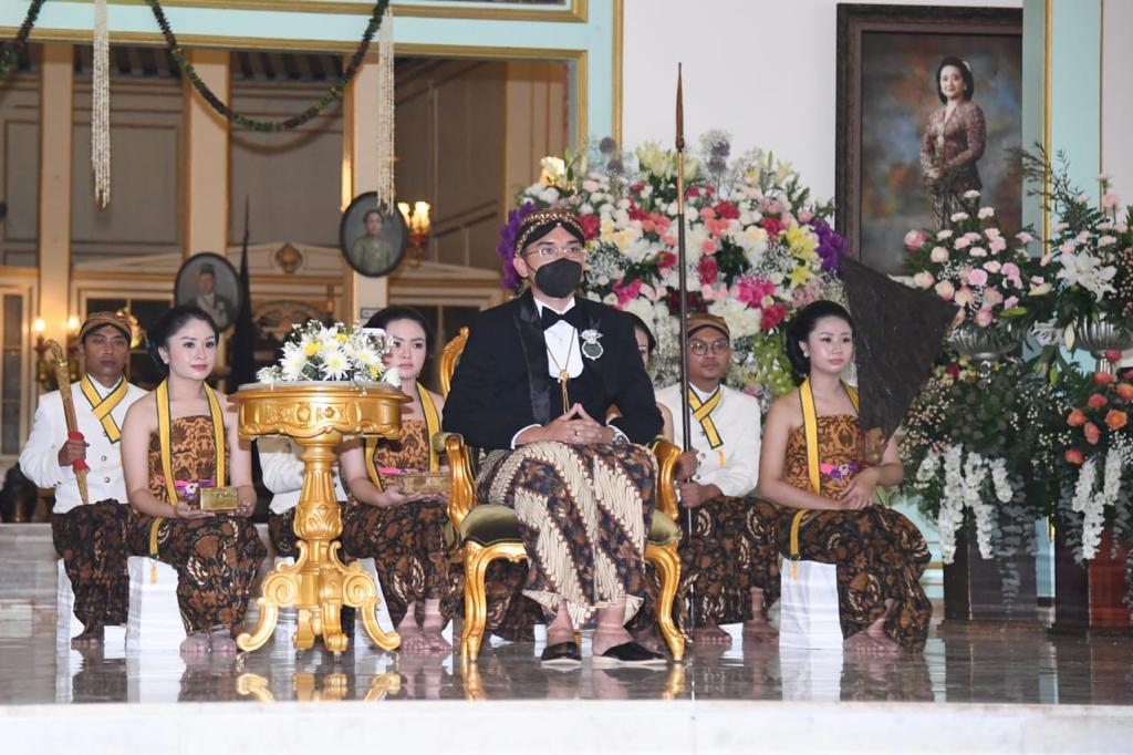 KGPAA Mangkunegara X saat jumenengan