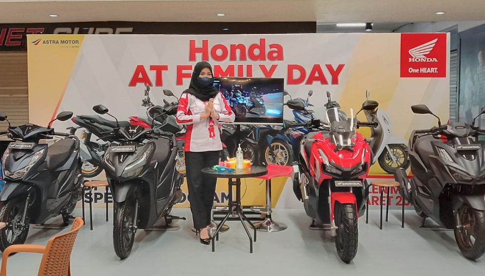 Astra Motor Bengkulu selaku Main Dealer resmi Sepeda Motor Honda di Provinsi Bengkulu menghadirkan Honda AT Family Day di Bencoolen Mall