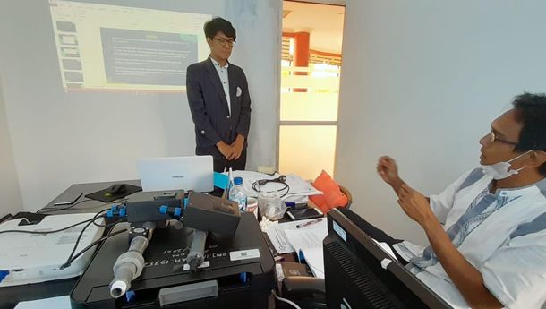 Kembangkan Teknologi IoT Bidang Pertanian, Mahasiswa IIB Darmajaya Ciptakan Alat Monitoring Aliran Green House