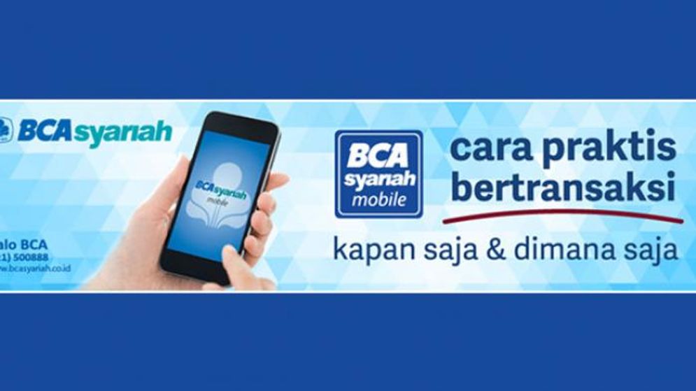 Ilustrasi M-Banking BCA Syariah. 