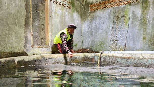 Pabrik AQUA Tanggamus Alirkan Air Bersih Kepada 200 Rumah Warga Pekon Teba