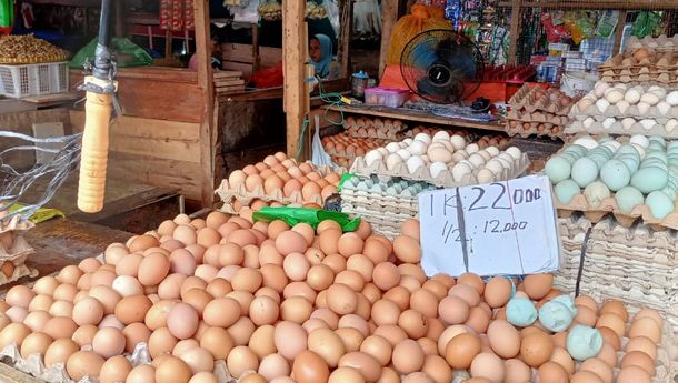 Sempat Naik, Harga Sejumlah Bahan Pokok di Bandar Lampung Turun