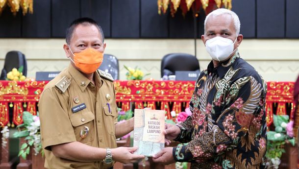 Pemprov Apresiasi Launching Buku Katalog Naskah Lampung dan Kamus Digital Bahasa Lampung 