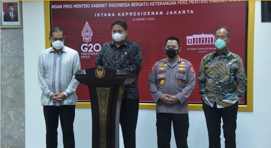 Konfrensi Pers Terkait  Penyesuaian Harga Minyak Goreng