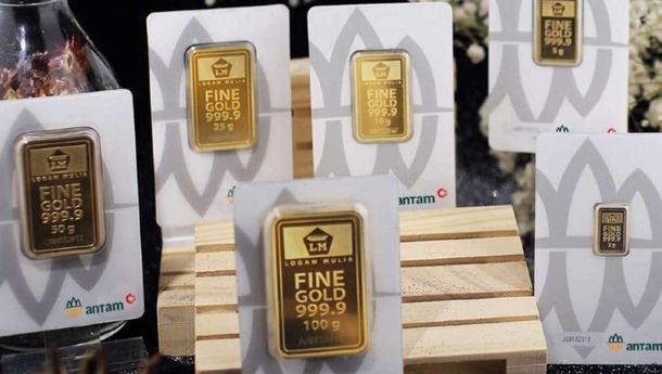 Harga Emas Antam di Pegadaian Turun Rp11.000 pada Kamis, 17 Maret 2022