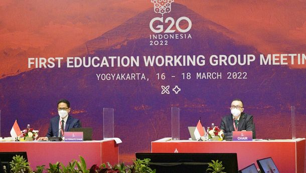 Pertemuan Pertama Pokja Pendidikan G20, Mendikbudristek: Pembelajaran Harus Relevan dengan Abad 21