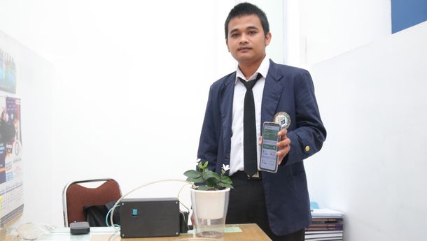 Desain UI/UX Sistem Kontrol Smart Farming, Rancangan Mahasiswa IIB Darmajaya Mudahkan Petani