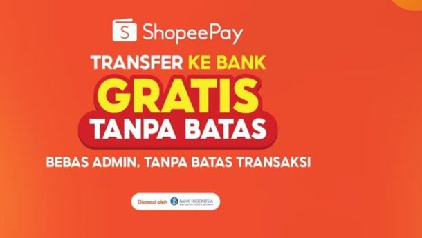 ShopeePay Luncurkan Fitur Gratis Biaya Transfer ke Rekening Bank