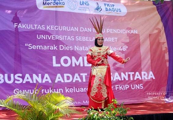 Memeriahkan Dies Natalis ke-46 UNS, FKIP UNS Gelar Lomba Busana Adat Nusantara 