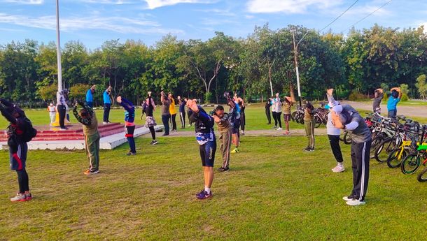 Guna Jaga tali Silahturahmi, Dananal Maumere Kembali Ajak 'Gowes Santai'