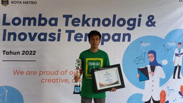 Mahasiswa Prodi MTI IIB Darmajaya Juara Lomba Inovasi Teknologi 2022