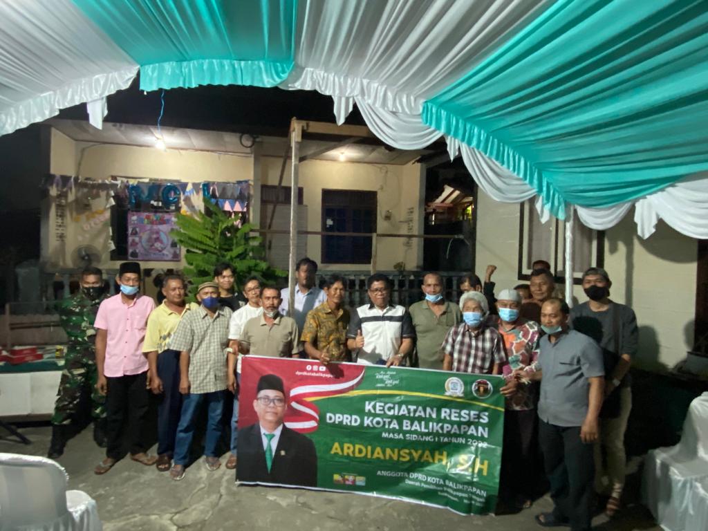 Keluhan Jargas dan Tenaga Kerja Jadi Perhatian Reses Anggota DPRD Balikpapan Ardiansyah