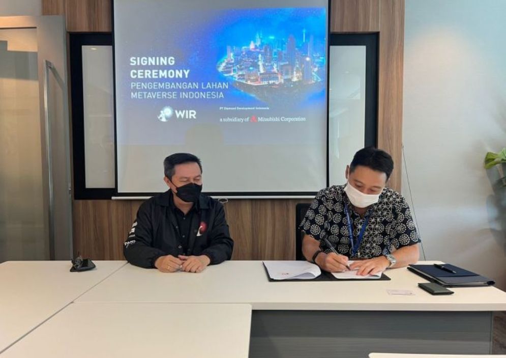 PT Diamond Development Indonesia (DDI) menandatangani MoU untuk berkolaborasi dengan Metaverse yang dikembangkan oleh WIR Asia.