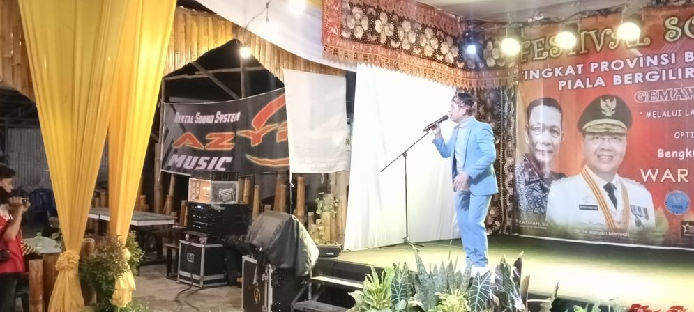 Festival Solo Song Tahun 2022 yang memperebutkan piala bergilir Gubernur Bengkulu belum lama ini.