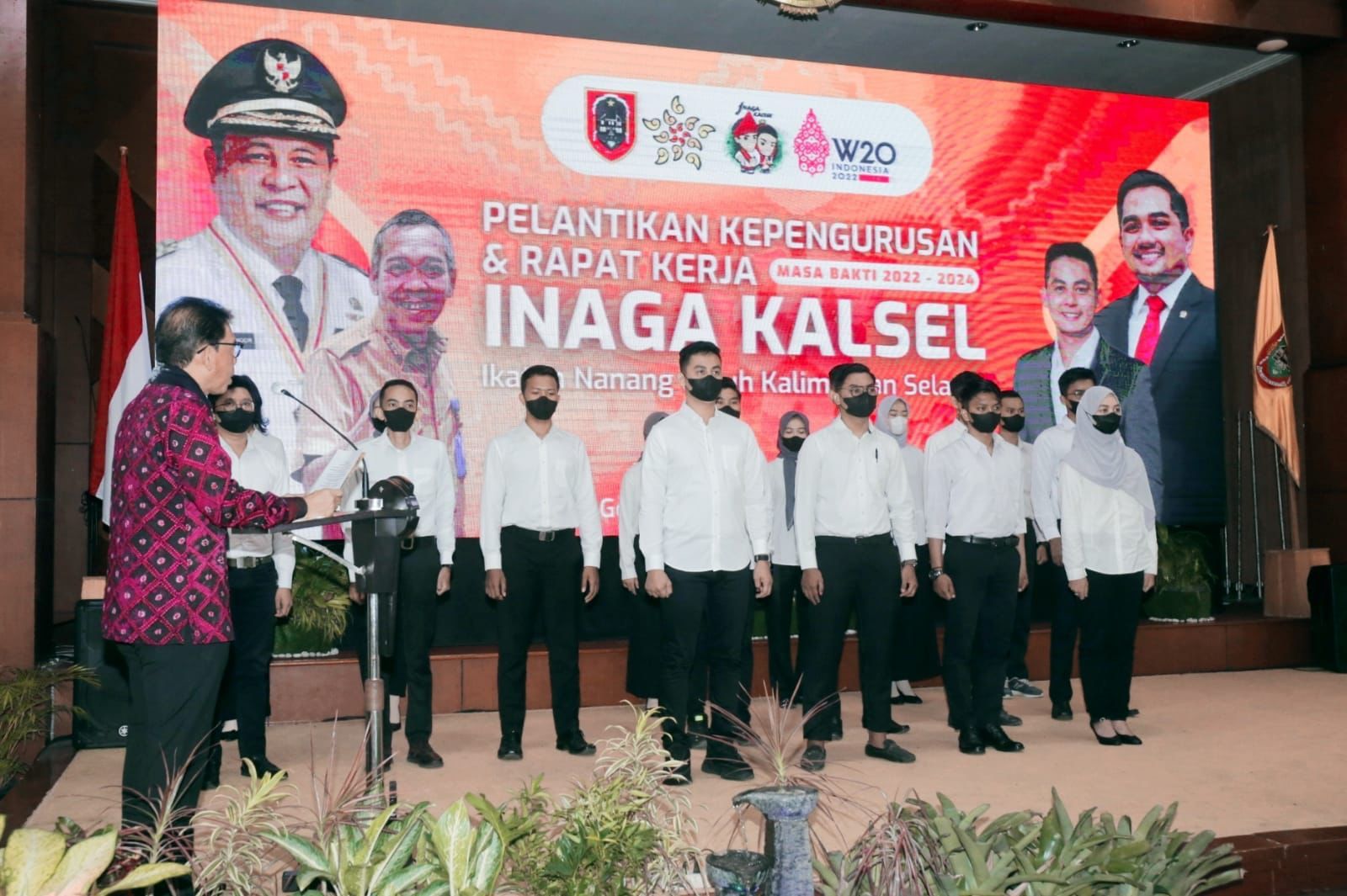 Pelantikan pengurus Ikatan Nanang Galuh (INAGA) Kalimantan Selatan periode 2022-2024