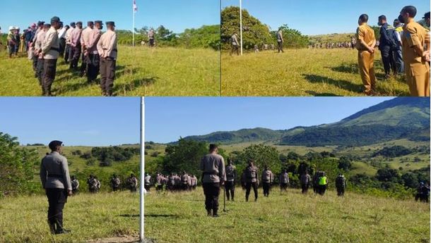 Gelar Apel di Titik Nol, Kapolres Nagekeo Waduk Mbay untuk Kemakmuran dan Kemaslahatan Masyarakat