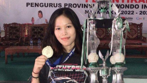 Mahasiswi Prodi Akuntansi IIB Darmajaya Juara Taekwondo Tingkat Provinsi