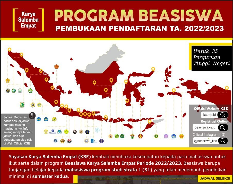 Yayasan Karya Salemba Empat Buka Beasiswa bagi Mahasiswa Aktif, Simak Jadwalnya!