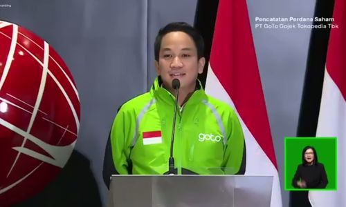 Andre Sulistyo CEO GOTO dalam listing perdana GOTO di BEI.jpeg