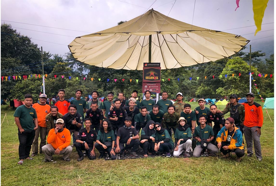 Para pecint alam saat menghadiri HUT Semanggi Alas di Bukit Krapyak, Mojokerto, pekan lalu.