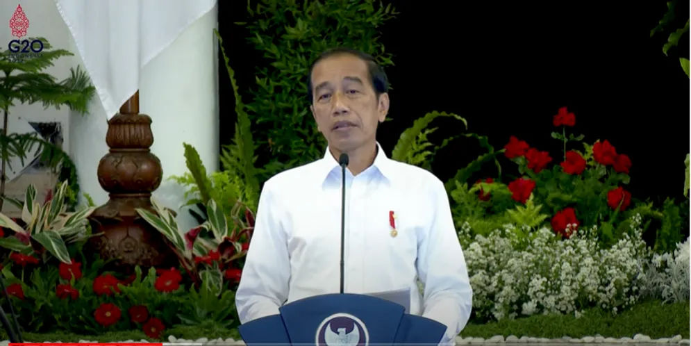 Presiden Joko Widodo dalam Presiden Jokowi pada Sidang Kabinet Paripurna 