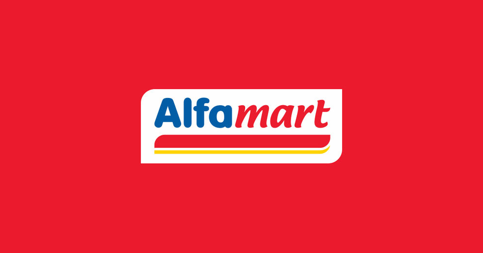 Ilustrasi logo Alfamart.