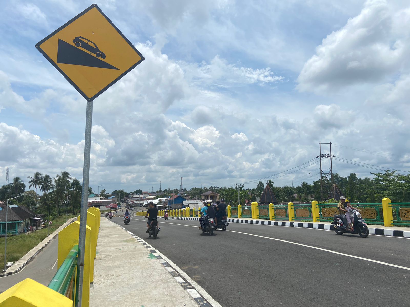 Jembatan HKSN bakal diresmikan pada hari Selasa 19 April mendatang.