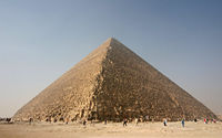 Piramida Agung Giza di Mesir.