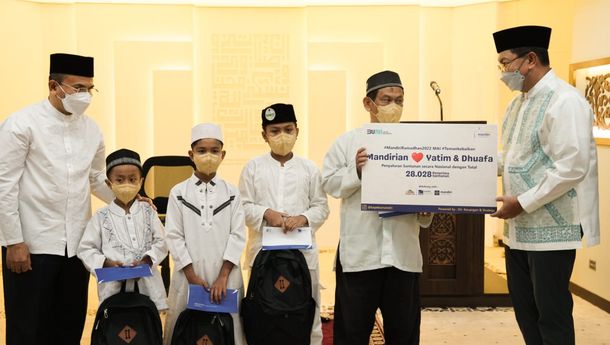 Bank Mandiri Santuni 28.028 Anak Yatim dan Dhuafa secara Nasional