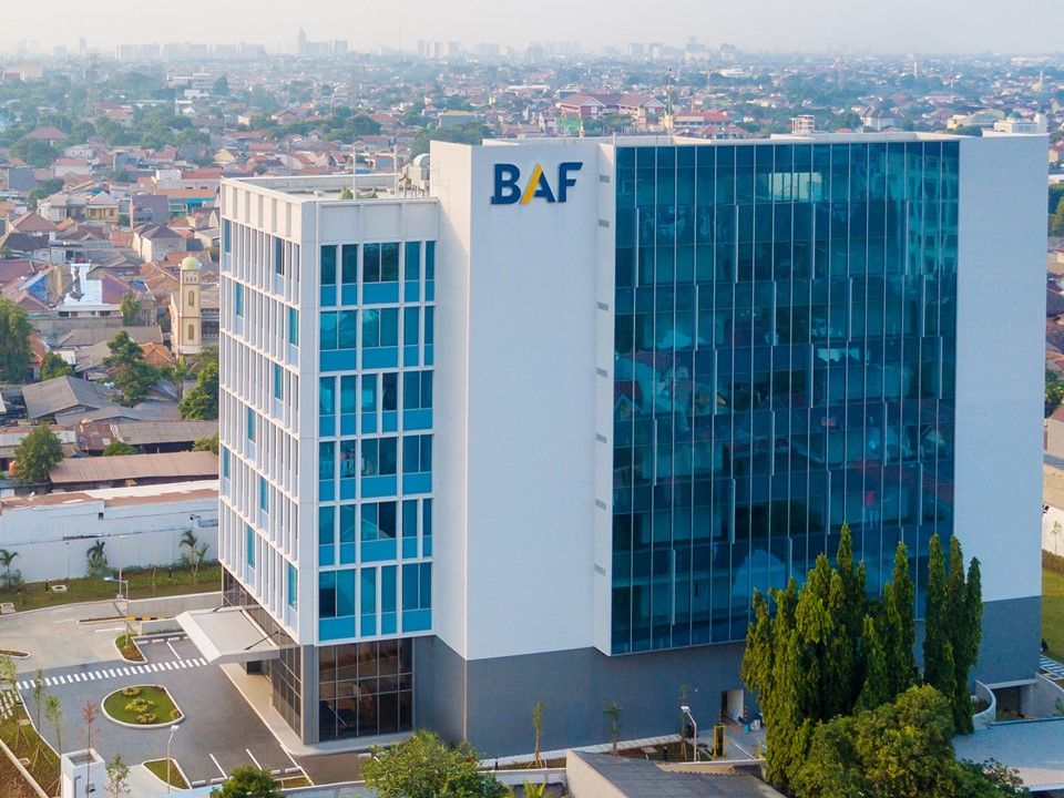 Kantor pusat PT Bussan Auto Finance (BAF).