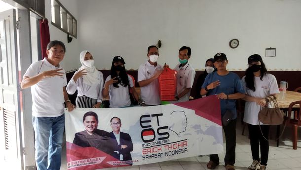 ETOS Indonesia Baksos Ramadan Bagikan Paket Sembako