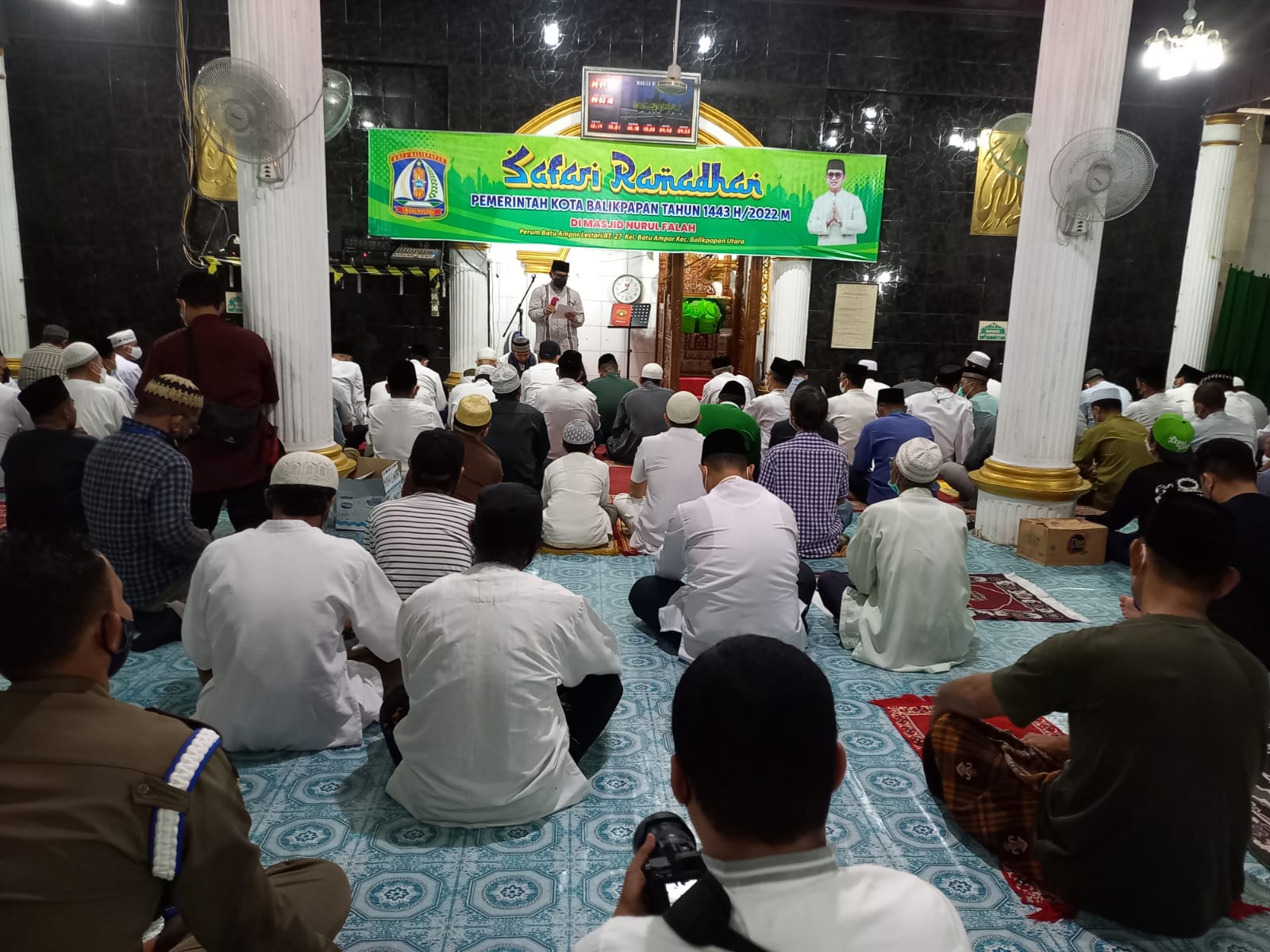 Safari Ramadan Pemerintah Kota Balikpapan di Masjid Nurul Falah, Rabu 20 April 2022