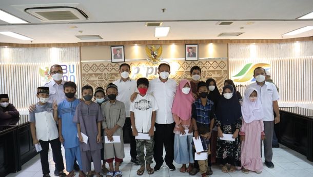 Berbagi Berkah PTPN VII Santuni 490 Anak Yatim