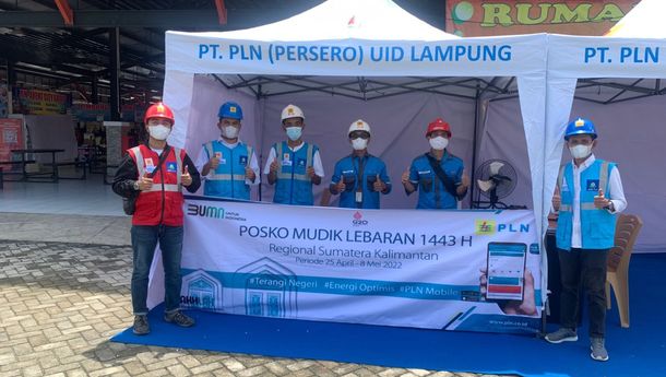 PLN Siapkan 12 Titik Posko Mudik di Lampung, Catat Lokasinya!