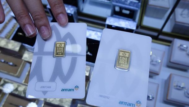 Harga Emas Antam Turun Rp 6.000 ke Rp975.000 Per Gram Pada Kamis, 28 April 2022