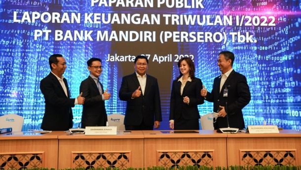 Laba Bank Mandiri Q1-2022 Tumbuh 70 Persen Jadi Rp10 Triliun