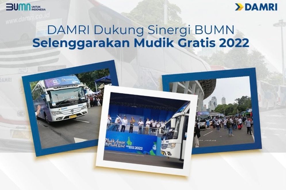 Damri dukung sinergi mudik gratis bumn