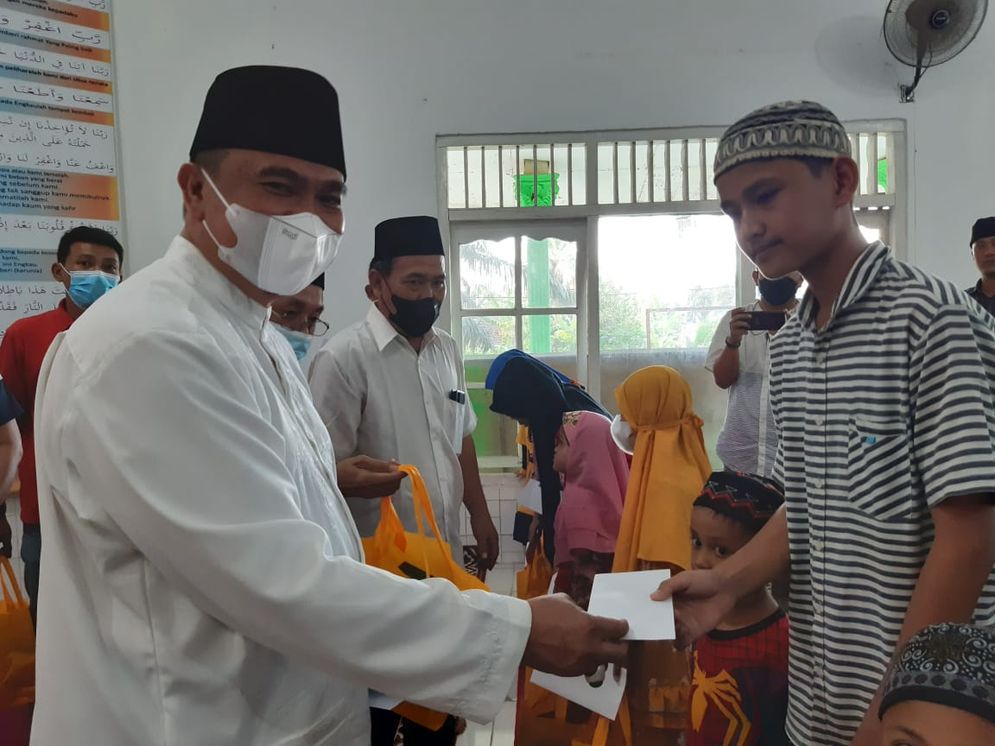 PTPN VII Unit Rejosari - Pematangkiwah (Repa) menggelar kegiatan santunan anak yatim.