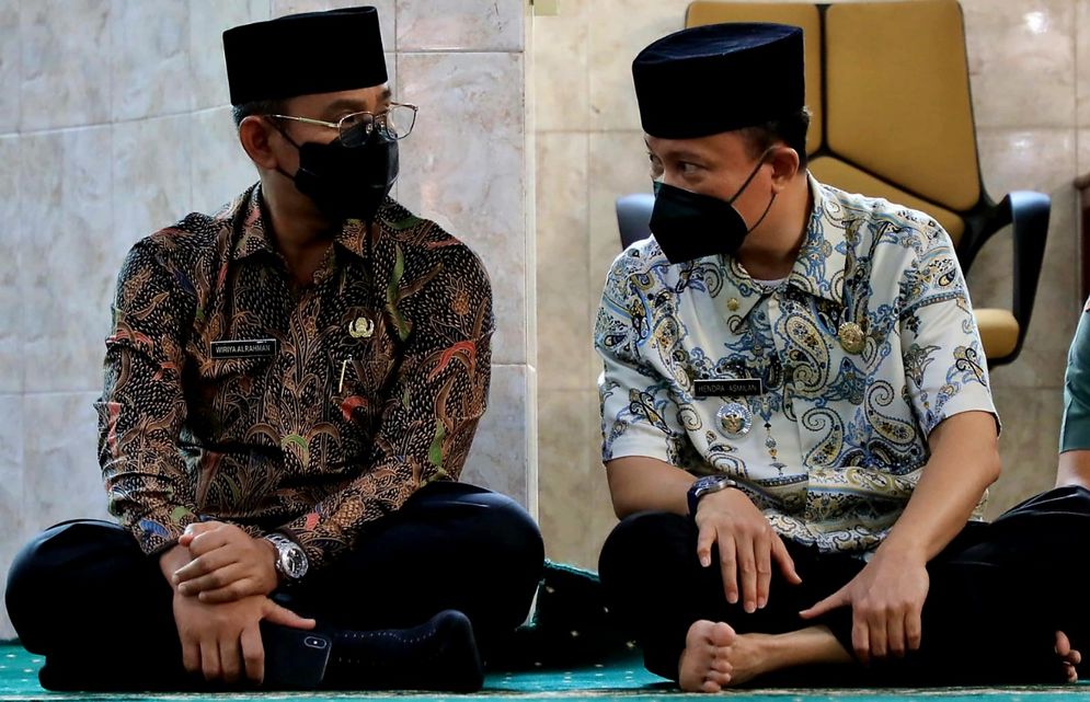 Sekda Kota Medan Wiriya Alrahman mengakhiri safari Ramadhan Pemko Medan di Masjid Taqwa Muhammadiyah