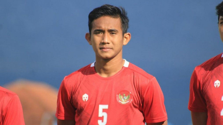Rizky Ridho saat berseragam Timnas Indonesia