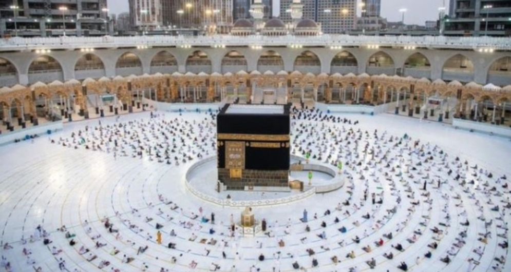 Ilustrasi ibadah haji di Makkah Arab Saudi.