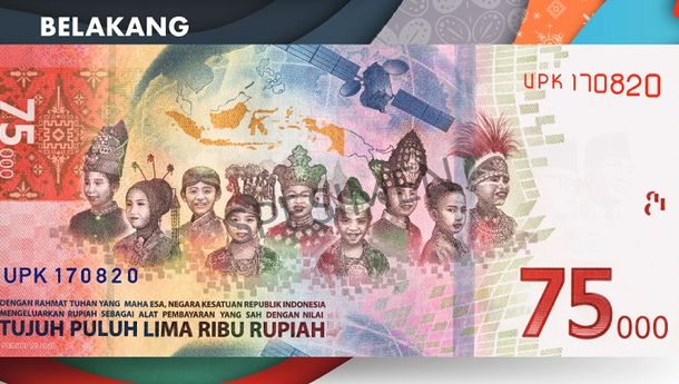 Bangga! Uang Rp75 Ribu Masuk Nominasi Uang Langka Terbaik di Dunia