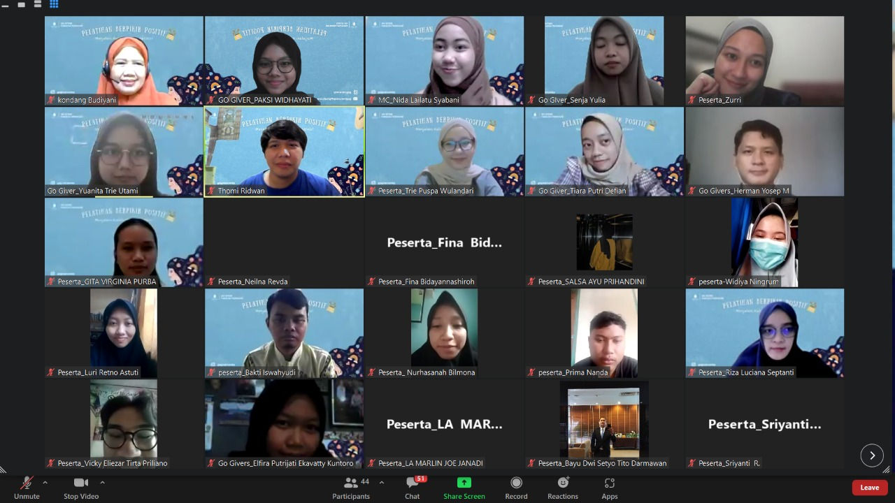 Latih Mahasiswa Berpikir Positif, Universitas Mercu Buana Yogyakarta Bikin Go Giver