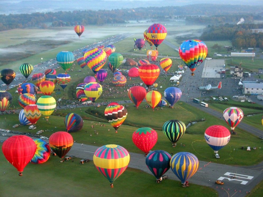 Balon udara di pulau Jawa