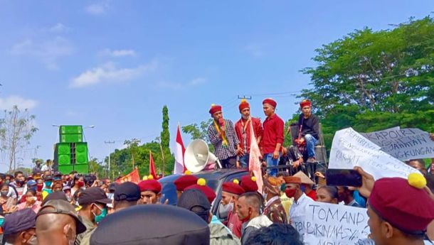 582 Ha Sawah di Kecamatan Komodo Terancam Kering,  PMKRI Tuntut Pemda Mabar Segera Perbaiki Bendungan